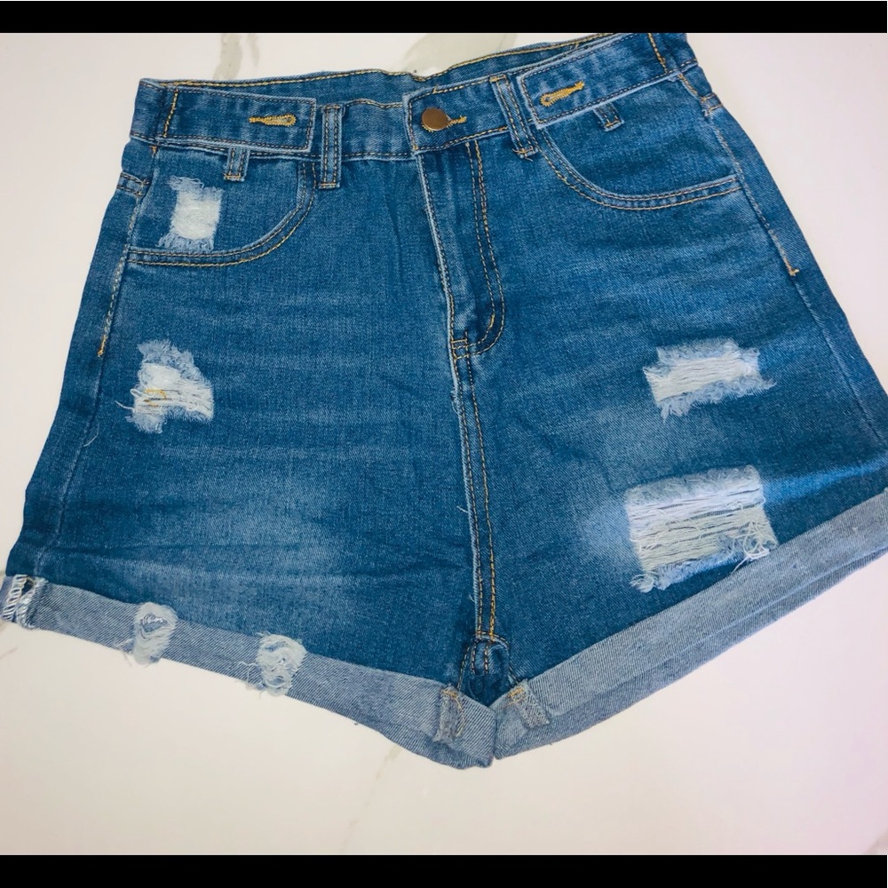 High waisted shorts